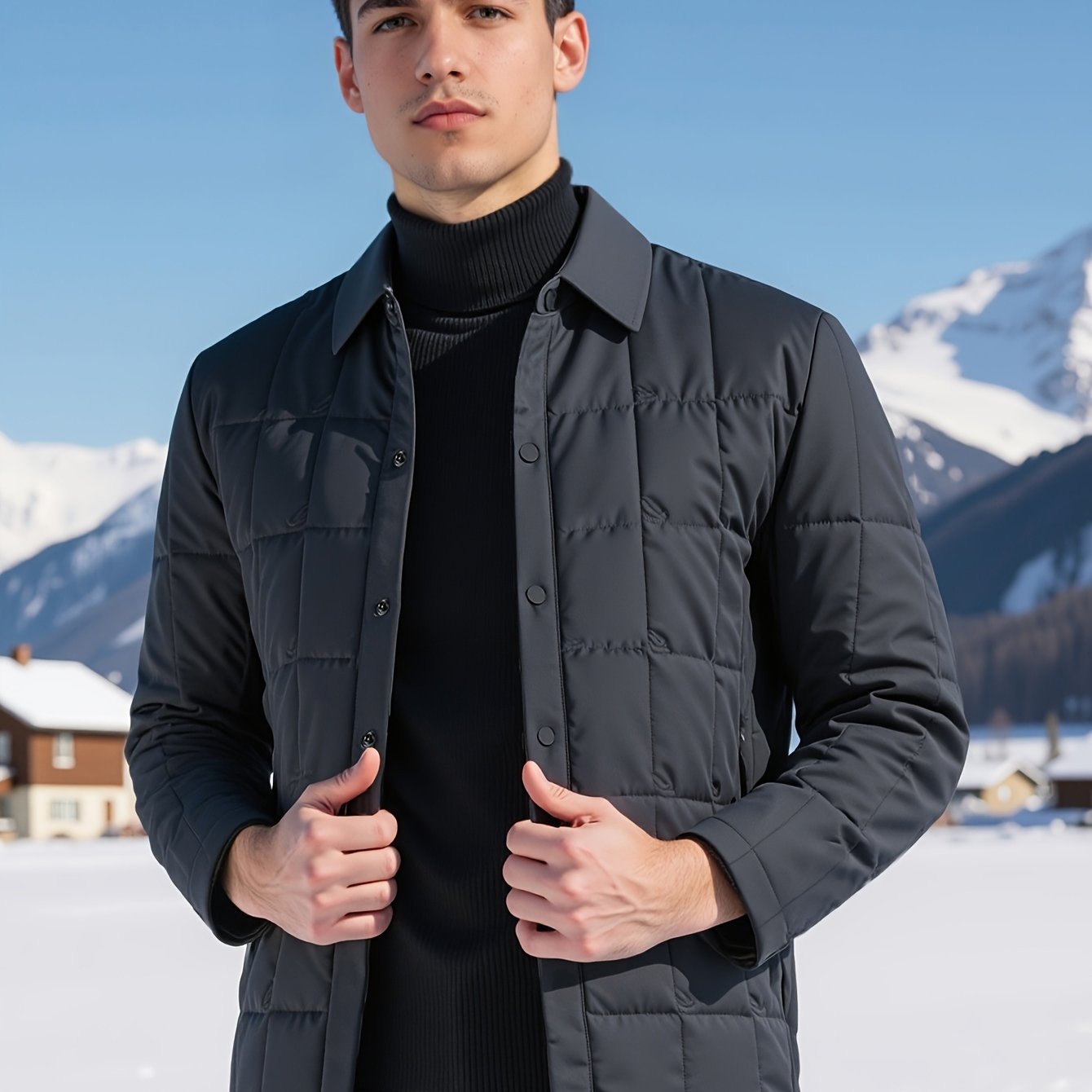 Structured Winter Collar Coat