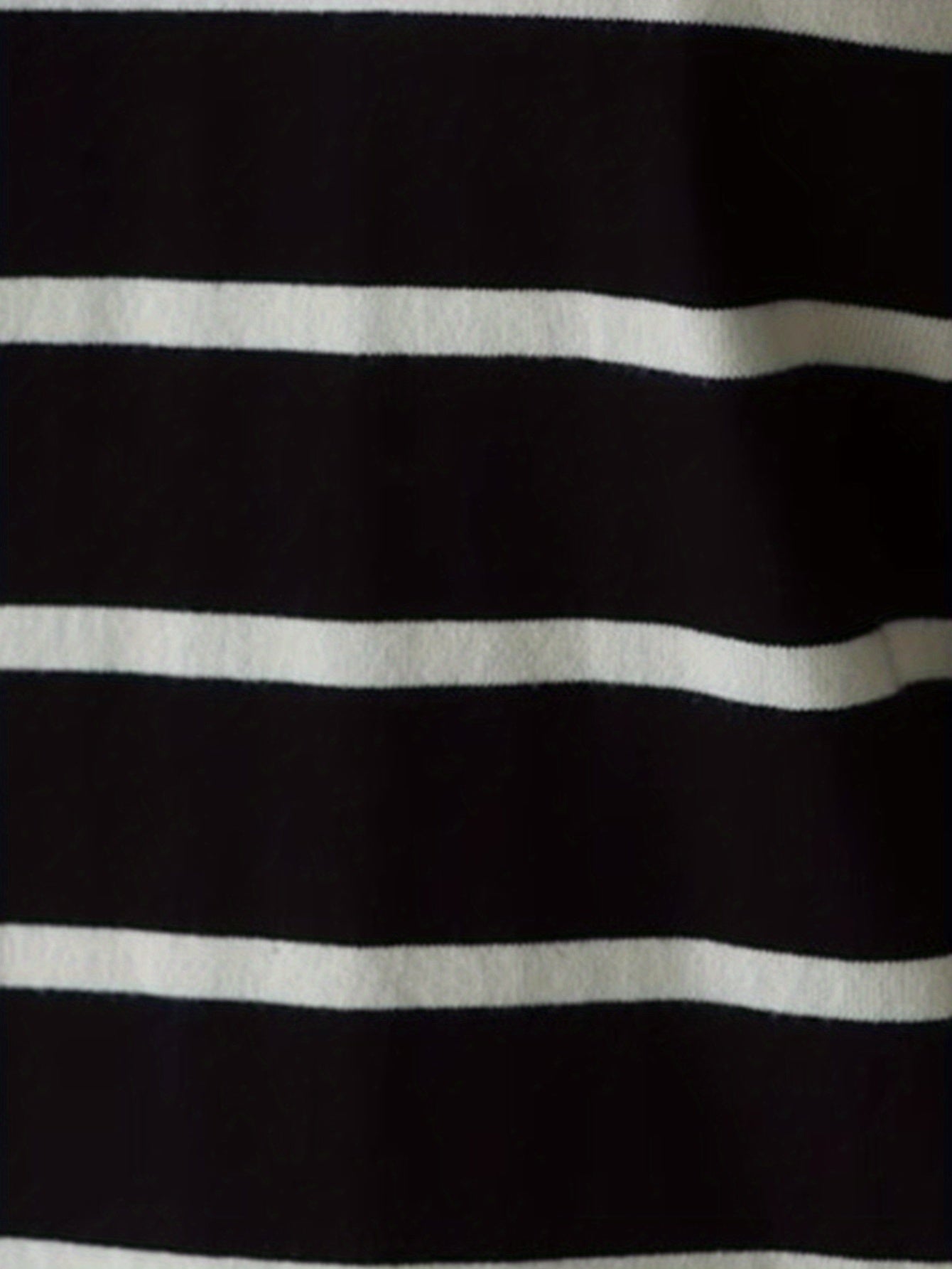 Classic Vertical Stripe Knit Tee