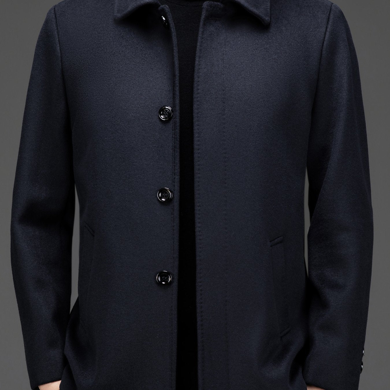 Urban Wool-Tweed Short Coat