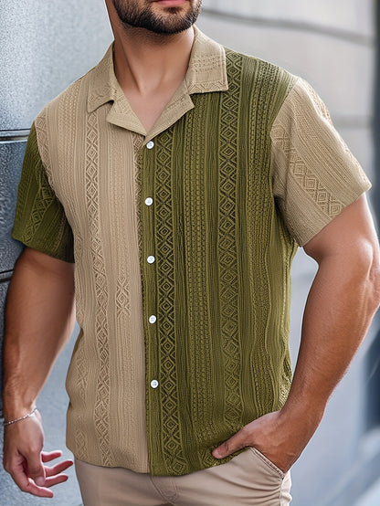 Azure Stripe Relaxed Shirt