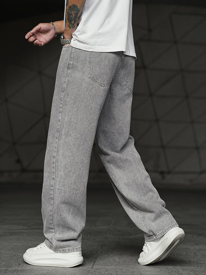 Wide-Leg Faux Suede Trousers