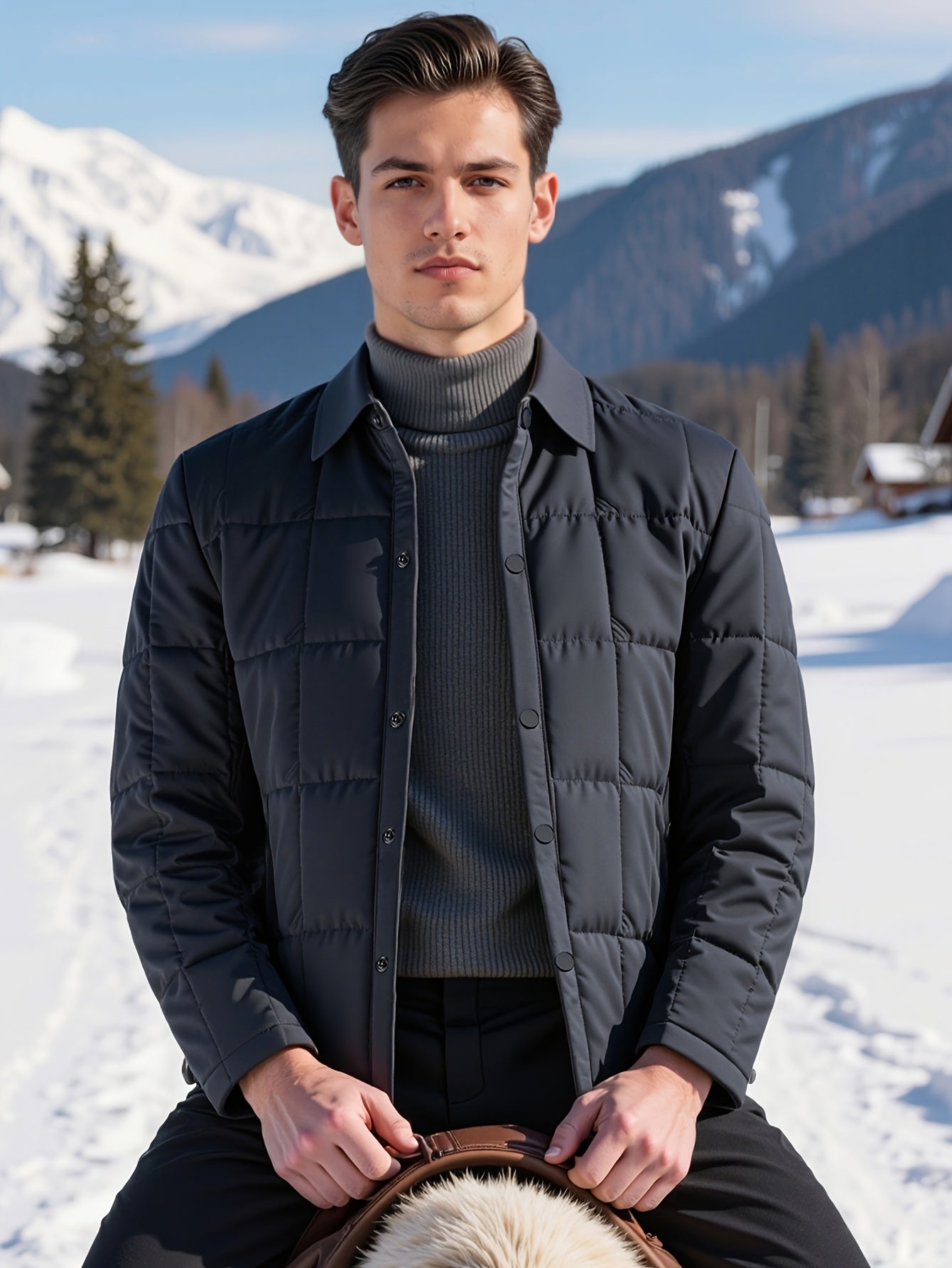 Structured Winter Collar Coat