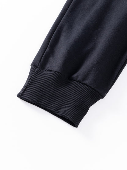 Men's Heavy-Duty Cotton Joggers - Gym Running Pants with Elastic Waist & Pockets, Breathable Knit Trousers for Workouts, Gym, Jogging, Casual Wear - Machine Washable Athletic Pants (No Dry Clean)