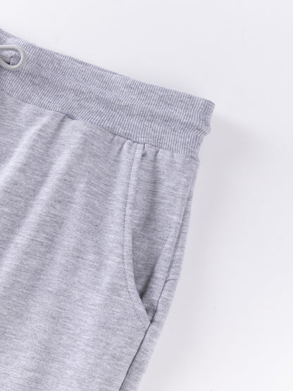 Men's Heavy-Duty Cotton Joggers - Gym Running Pants with Elastic Waist & Pockets, Breathable Knit Trousers for Workouts, Gym, Jogging, Casual Wear - Machine Washable Athletic Pants (No Dry Clean)