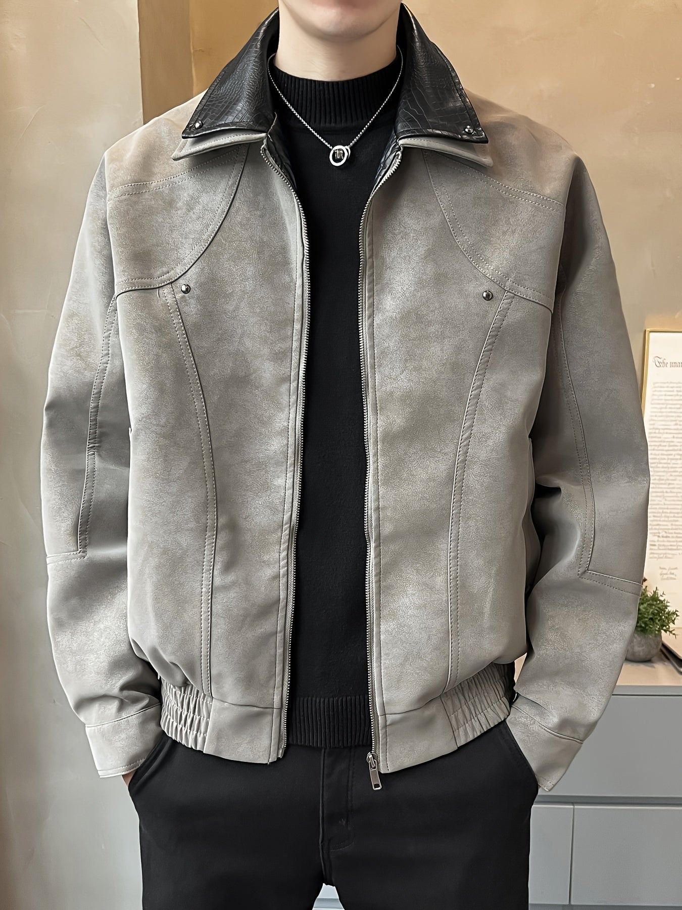 AeroFlex Urban Leather Jacket