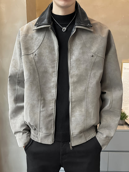 AeroFlex Urban Leather Jacket