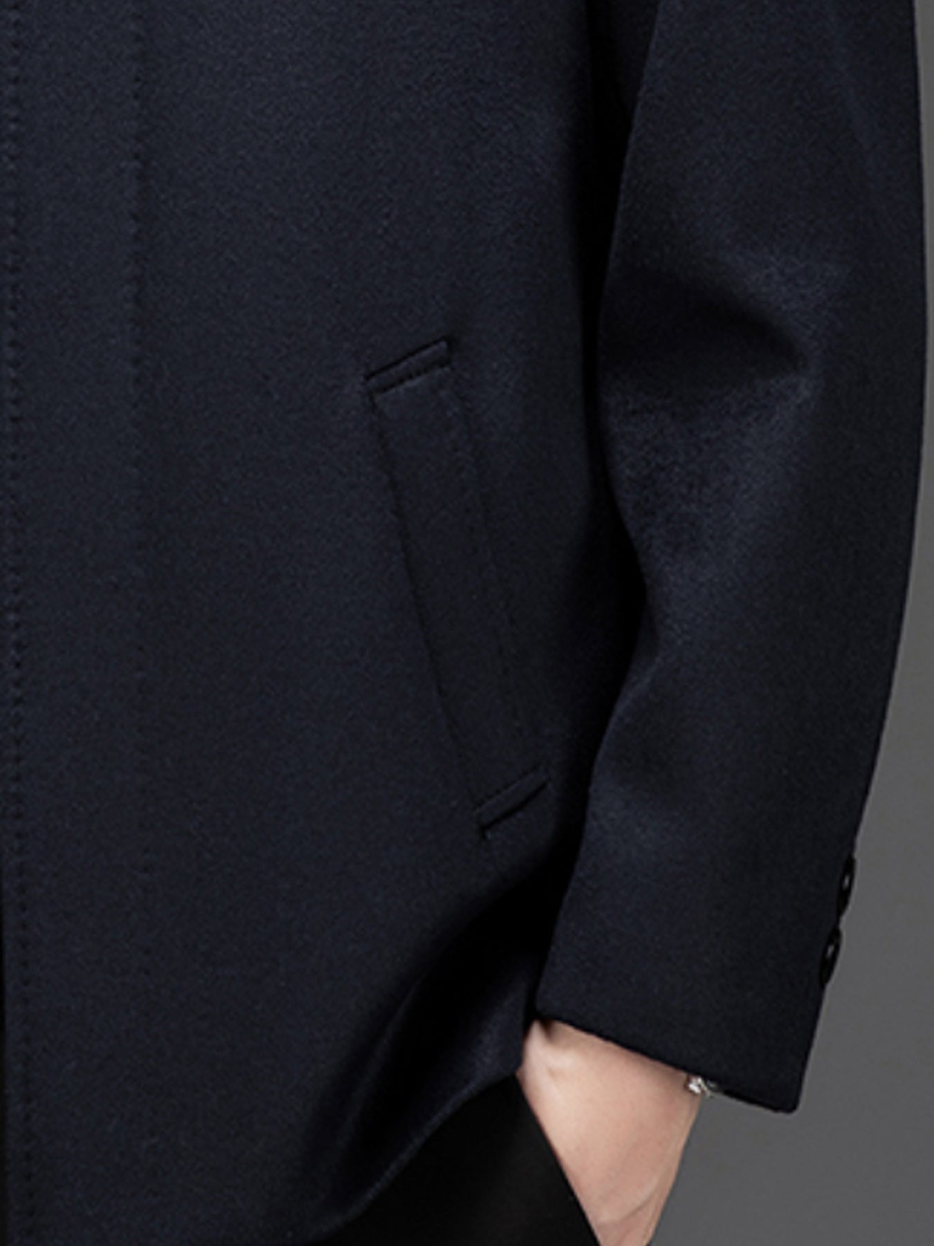 Urban Wool-Tweed Short Coat