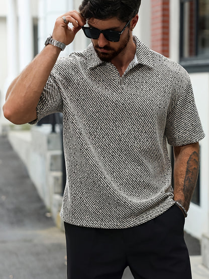 Linear Pattern Summer Shirt