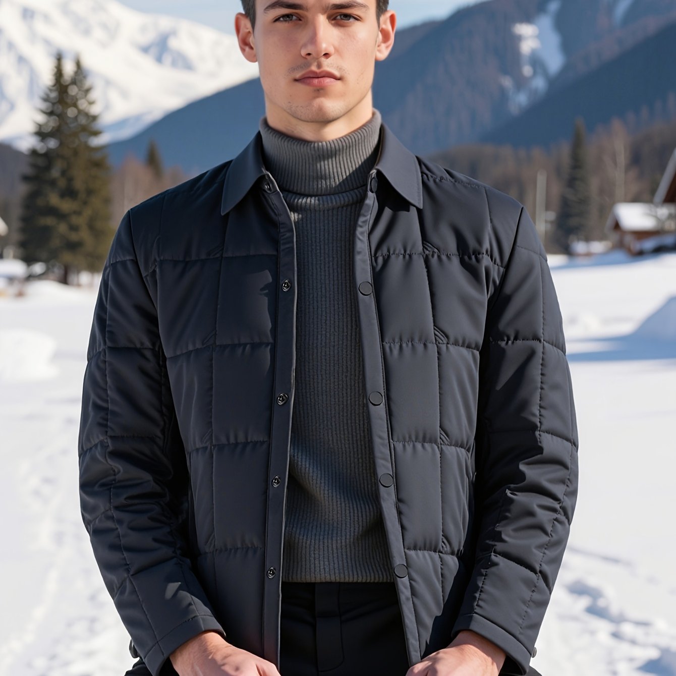 Structured Winter Collar Coat