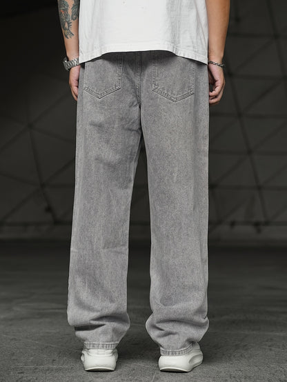 Wide-Leg Faux Suede Trousers