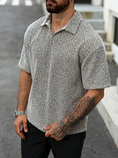 Linear Pattern Summer Shirt