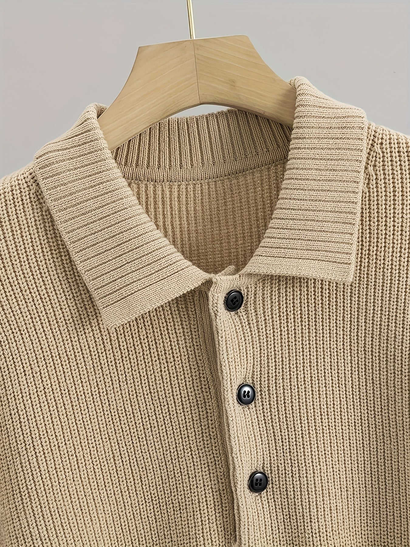 Structured Knit Collar Sweater