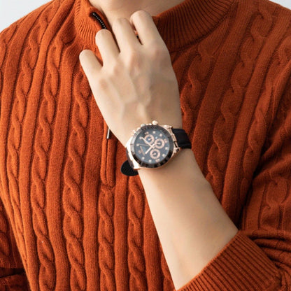 Cable Zip Knit Pullover