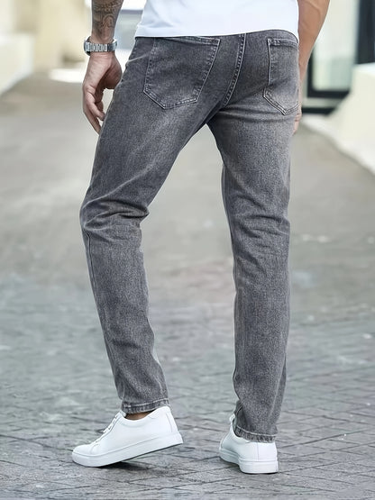 Vintage Wash Straight Denim