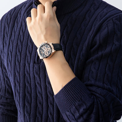 Cable Zip Knit Pullover