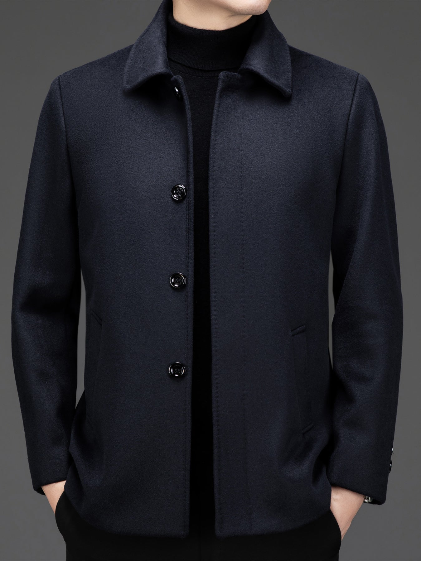 Urban Wool-Tweed Short Coat