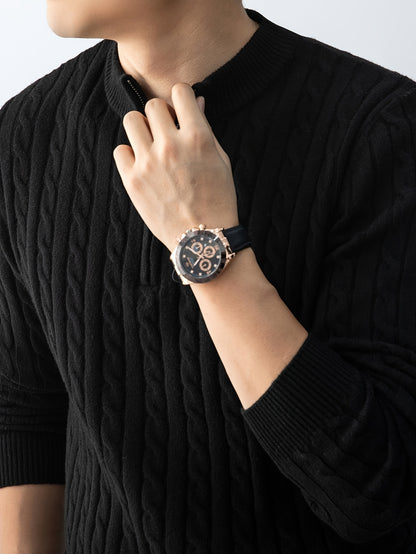 Cable Zip Knit Pullover