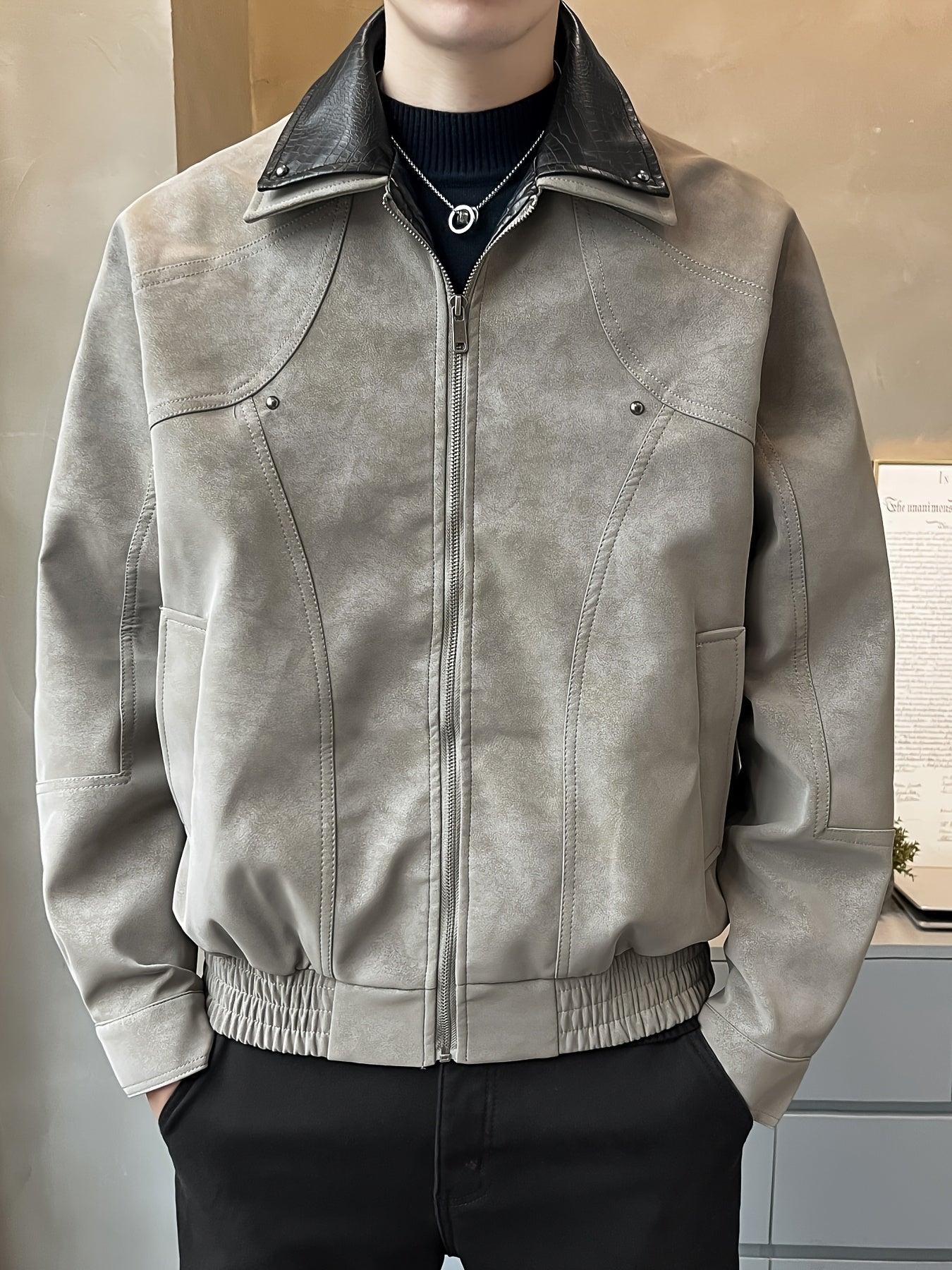 AeroFlex Urban Leather Jacket