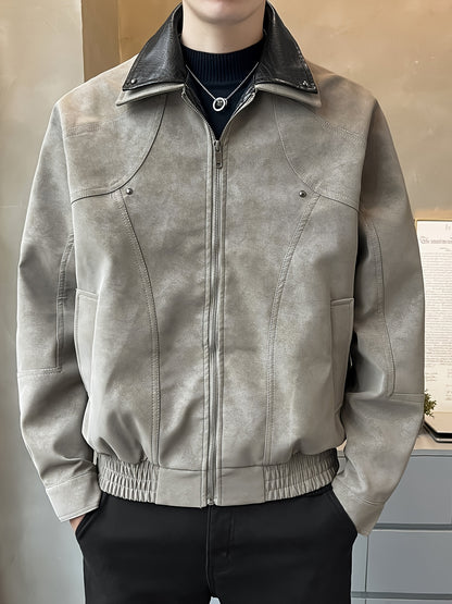 AeroFlex Urban Leather Jacket