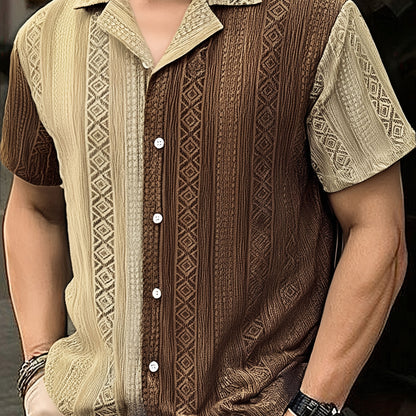 Azure Stripe Relaxed Shirt