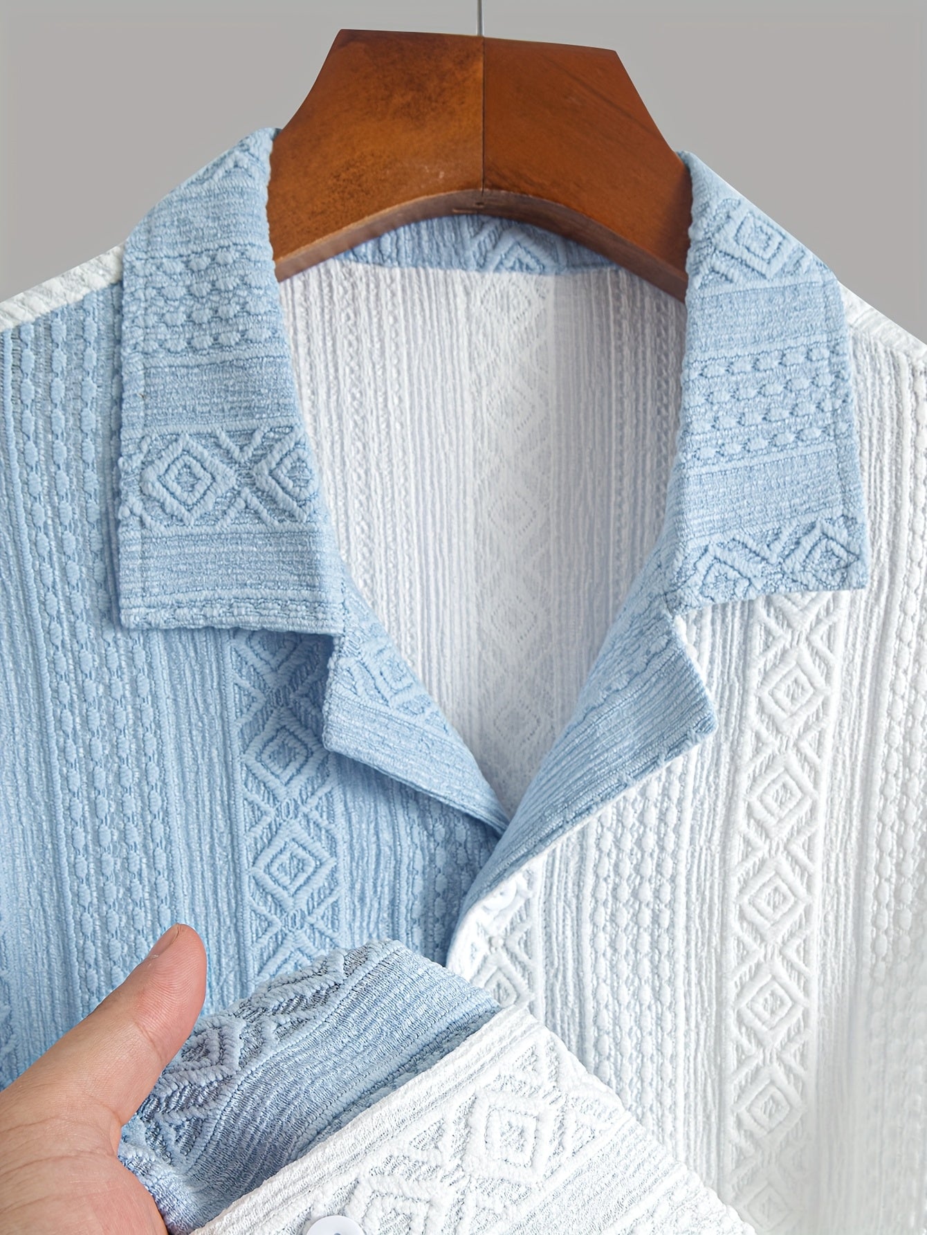 Azure Stripe Relaxed Shirt