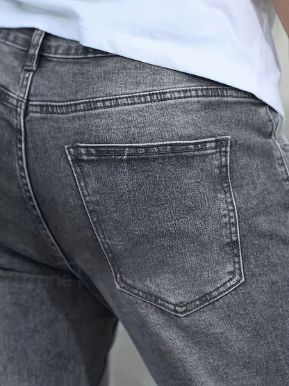 Vintage Wash Straight Denim