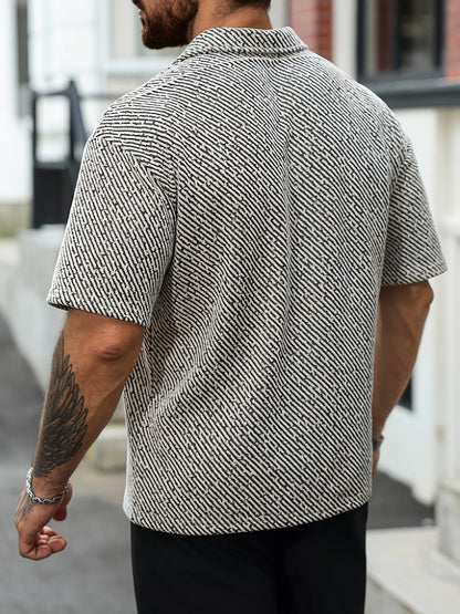 Linear Pattern Summer Shirt