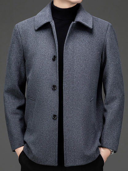 Urban Wool-Tweed Short Coat