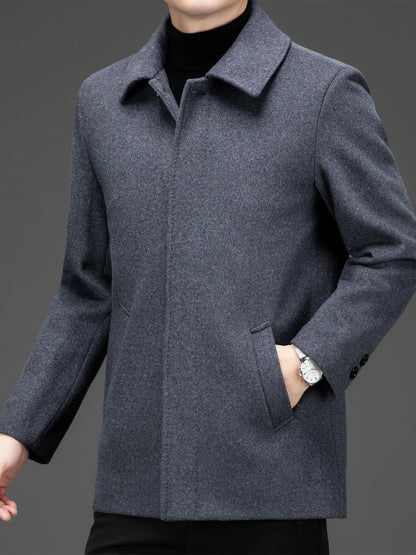 Urban Wool-Tweed Short Coat