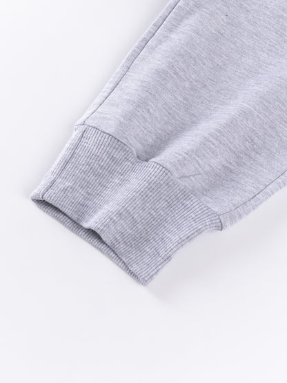 Men's Heavy-Duty Cotton Joggers - Gym Running Pants with Elastic Waist & Pockets, Breathable Knit Trousers for Workouts, Gym, Jogging, Casual Wear - Machine Washable Athletic Pants (No Dry Clean)