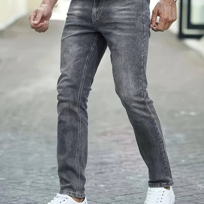 Vintage Wash Straight Denim